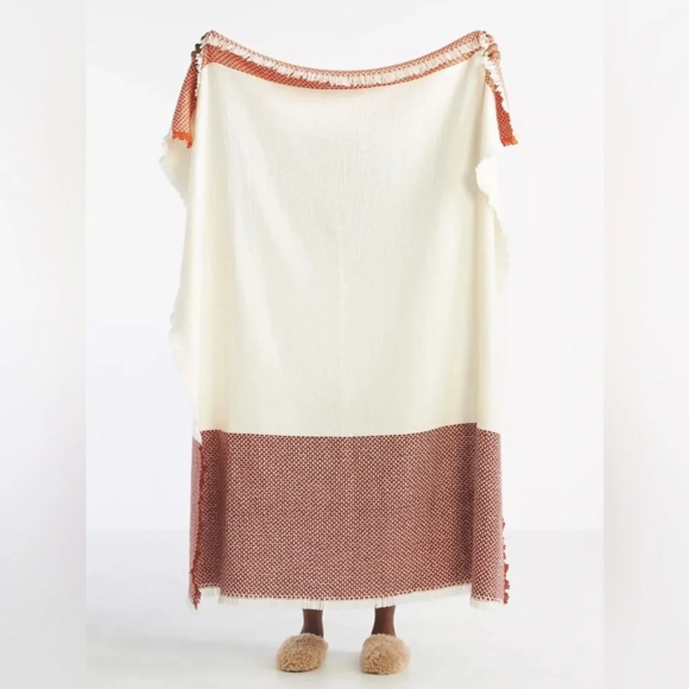 Cashmere Lambswool Throw Blanket